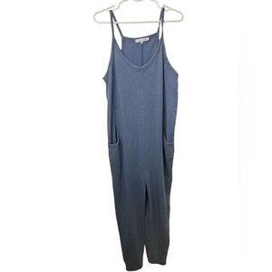 Sincerely Jules Women's Light Gray Sleeveless Jumpsuit